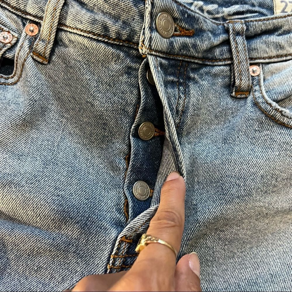 We The Free Denim Bermuda Shorts - Picture 3 of 3